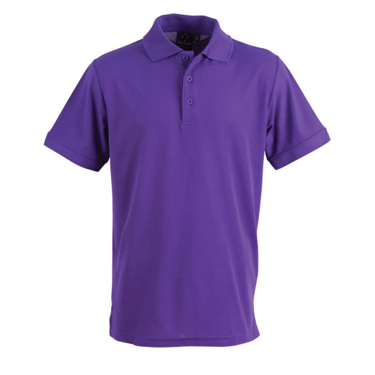 Promotional Mens Classic Casual Polos Purple